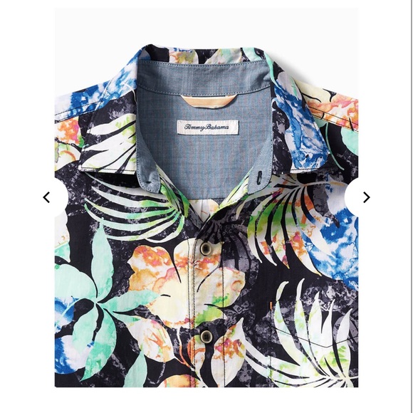 NWT Tommy Bahama Tortola Hasta La Fuego Camp Shirt - Picture 3 of 4